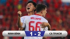 Kết quả Ninh Bình 1–2 CA TP.HCM: CA TP.HCM vô địch Cúp QG